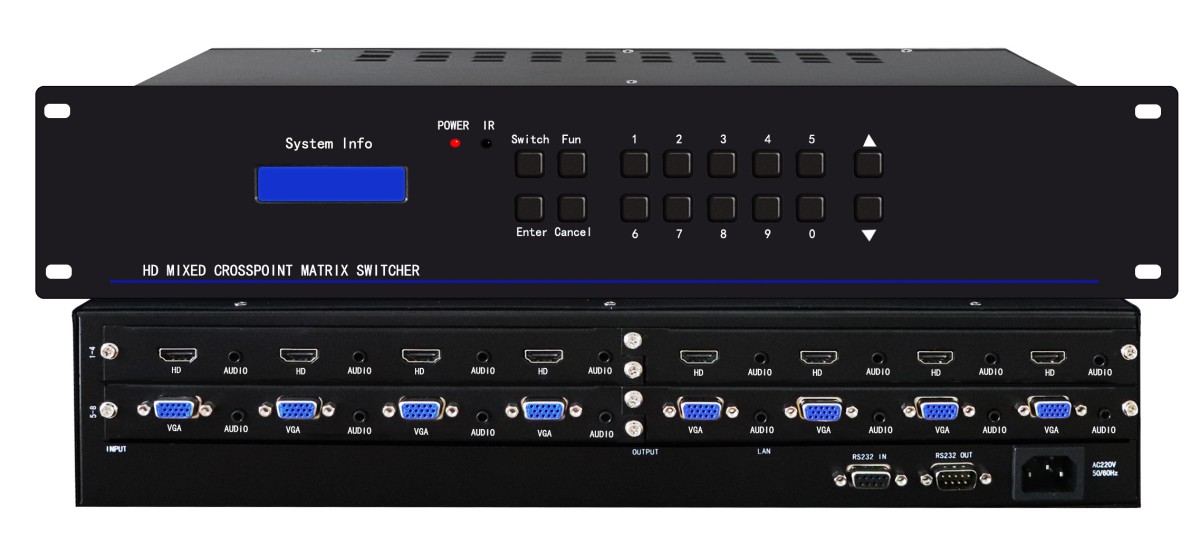 无缝混合矩阵主机