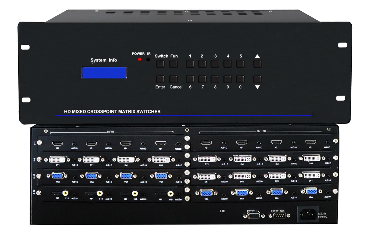 无缝混合矩阵主机