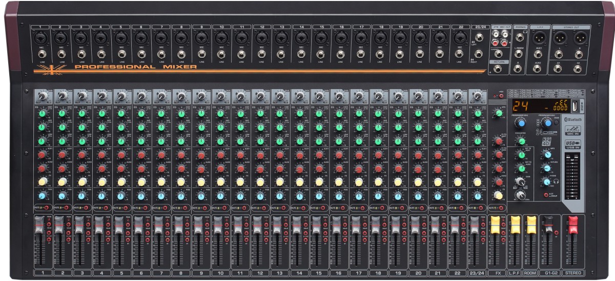 24路调音台