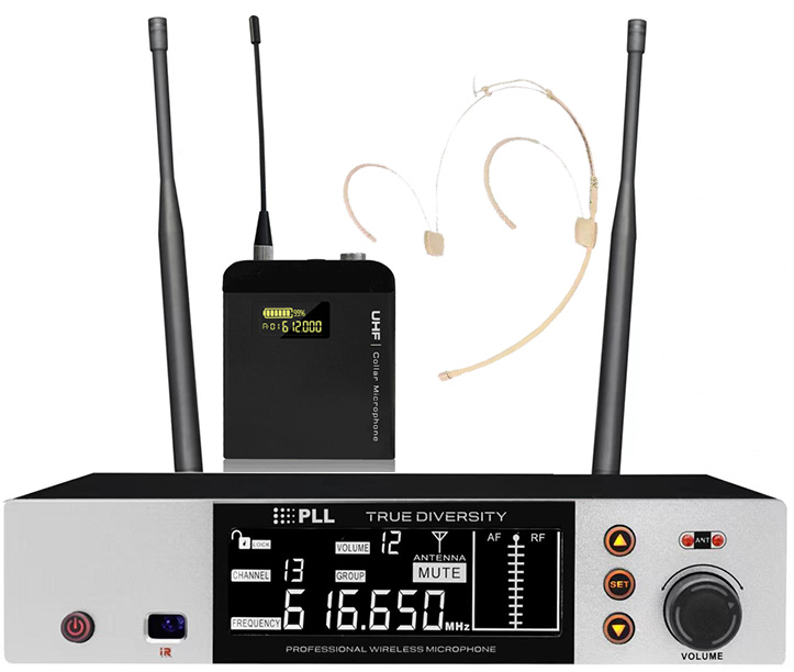 一拖一真分集头戴话筒